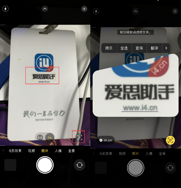 大同苹果手机维修分享升级iOS 16后如何通过相机翻译文本 