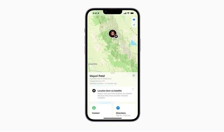 大同苹果14维修分享iPhone14系列中 FindMy功能通过卫星分享位置方法教程 