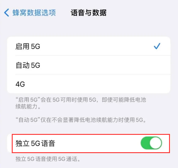 大同苹果14维修分享iPhone 14 Pro如何开启VoNR 