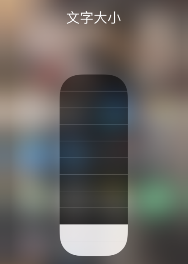 大同苹果手机维修分享小技巧：在 iPhone 控制中心快速调节字体大小 