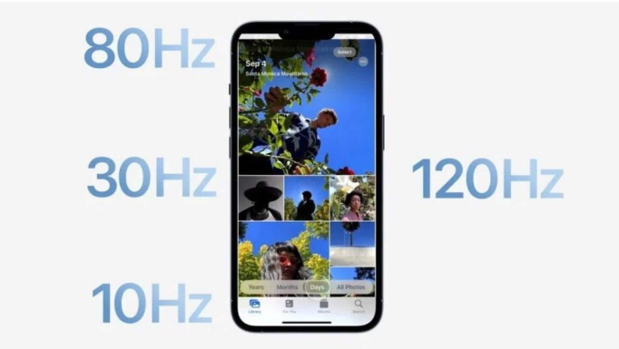 大同苹果14维修分享iPhone 14有高刷吗 